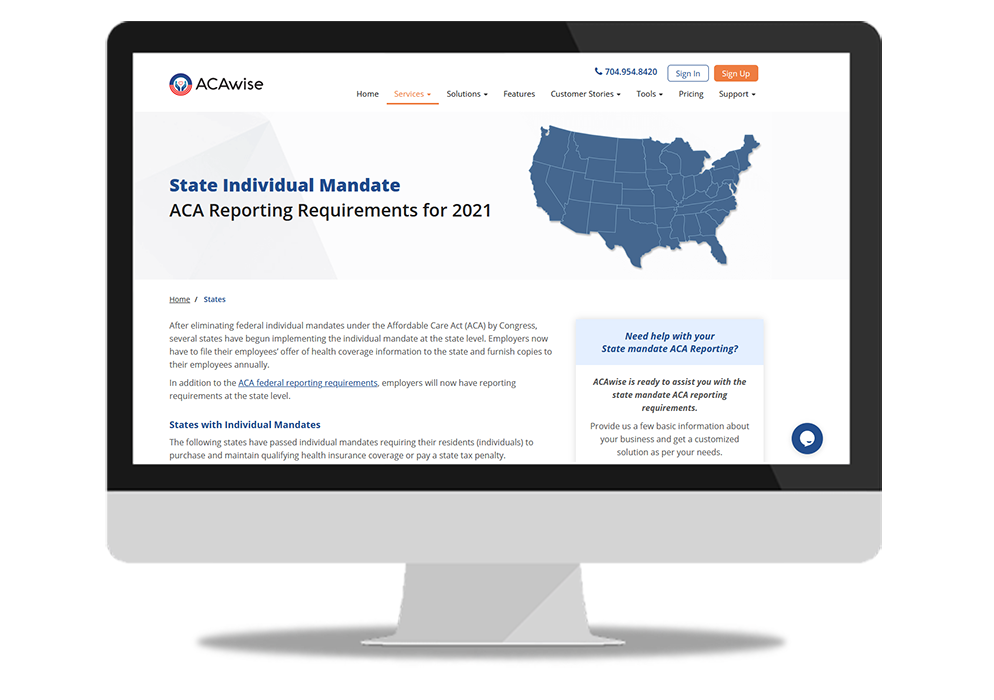 State Mandate Express ACA Reporting Requirements for 2021